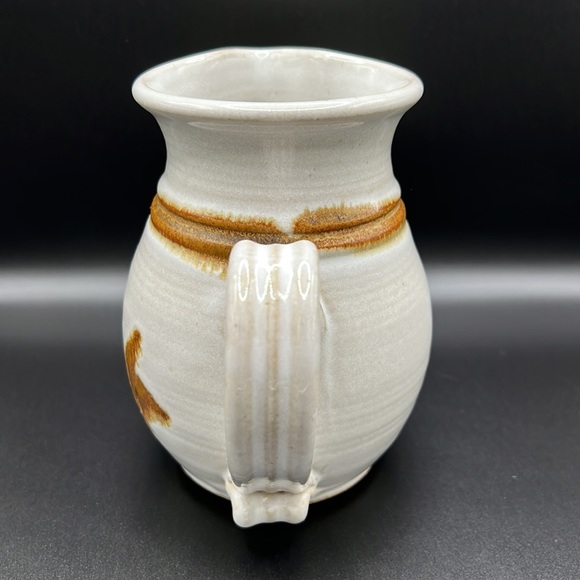 Studio Pottery Handmade Ceramic Pitcher 7.5 in - Picture 3 of 11